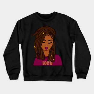 Loc'd on Locs Dreadlocks Crewneck Sweatshirt